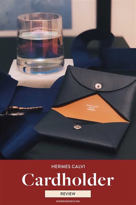 hermes calvi card holder review.